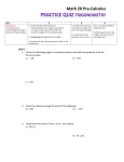 2.1 Assessment (1) for practice quiz