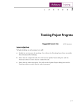 Tracking Project progress