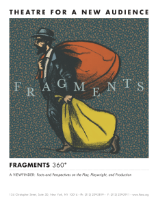 Fragments - Theatre for a New Audience