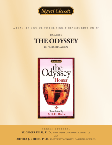 Teacher`s Guide: Homer`s " The Odyssey "