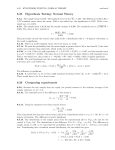 8.25 Hypothesis Testing: Normal Theory 8.26 Comparing experiments