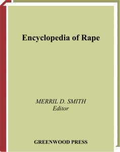 Encyclopedia of Rape