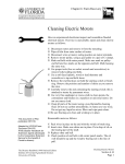 Cleaning Electric Motors - The Disaster Handbook