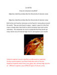 Objective: Identify and describe the three kinds of volcanic cones