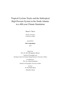 Tropical Cyclone Tracks and the Subtropical High Pressure System
