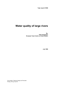 Water quality of large rivers