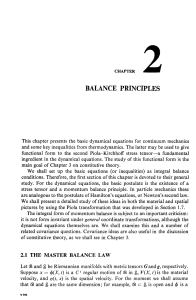 BALANCE PRINCIPLES