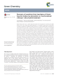 Recovery of scandium from leachates of Greek bauxite residue by