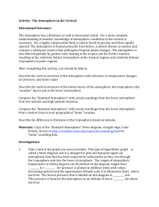 Modified Atmosphere in Vertical Activity