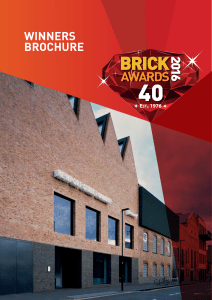 winners brochure - The Brick Development Association