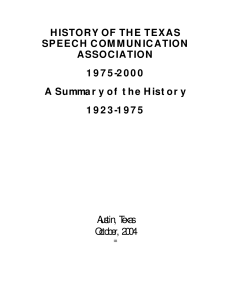 PDF File - Texas Speech Communication Association