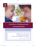 Overview of Interpersonal Communication
