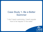 Case Study 1- Be a better swimmer