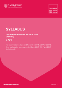 SyllAbuS - Cambridge International Examinations