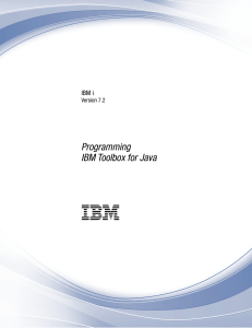 IBM Toolbox for Java