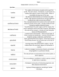 Science Vocab List for ecosystems