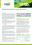 Minimising energy loss in power transmission Minimising energy