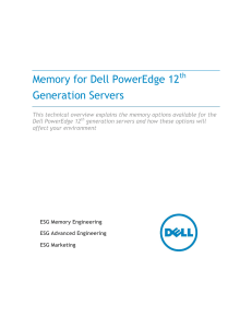Memory for Dell PowerEdge 12th Generation Servers