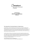 AP 2006 Biology Scoring Guidelines Form B
