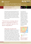 Mapping the footprint of ore deposits in 3D using geophysical data