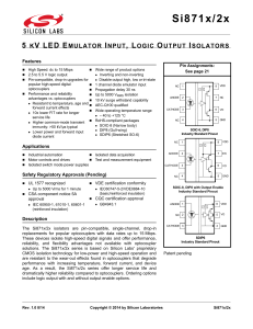 Si871x/2x - Silicon Labs