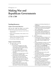 Chapter 6: Making War and Republican Governments