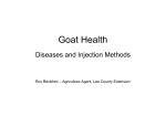 Goat Health - Lee County Extension