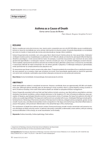 Asthma as a Cause of Death