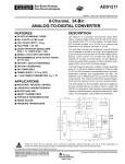 8-Channel, 24-Bit Analog-To-Digital Converter (Rev. C)