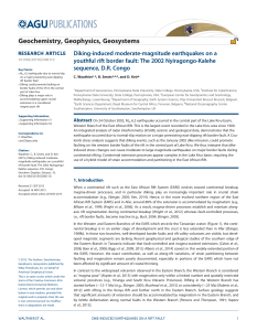 Geochemistry, Geophysics, Geosystems - ePrints Soton