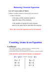 Counting Atoms in an Equation - Hewlett