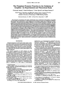 The Potassium Promoter Function in the