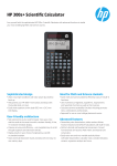 Datasheet: HP 300s+