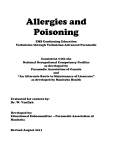 Allergies and Poisoning - Paramedic Association of Manitoba