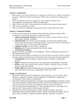 BIO6, Introduction to Microbiology Lecture Study Guide Denise Lim