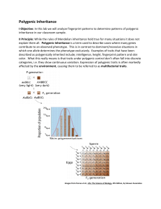 Polygenic Inheritance