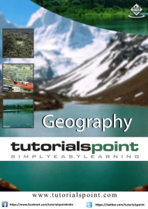 Geography Tutorial (PDF Version)