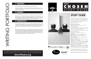 the chosen - Actors Theatre of Louisville