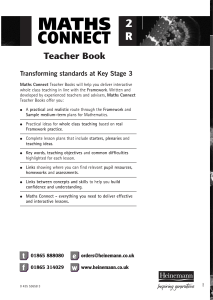 Maths Connect 2R Teacher Book sample material