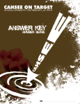 Number Sense – Answer Key