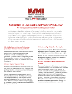 antibiotic use in animals - North American Meat Institute