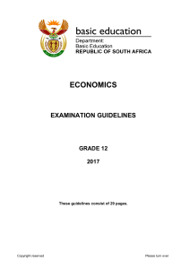 economics - Department of Basic Education
