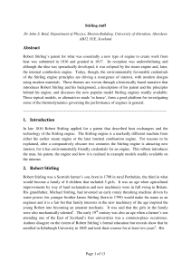 Stirling stuff - Homepages | The University of Aberdeen