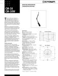 CM-30 CM-30W - Performance Audio