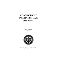 Here - Connecticut Insurance Law Journal