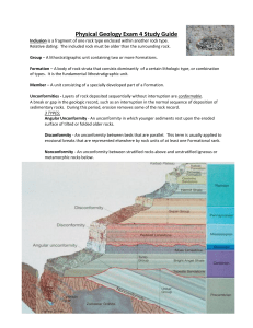Physical Geology Exam 4 Study Guide