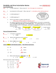 Divisibility and Prime Factorization Review Name ANSWER KEY