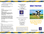 Whey Protein - Southern University Ag Center