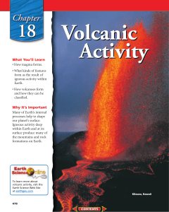 Volcanic Activity - AC Reynolds High