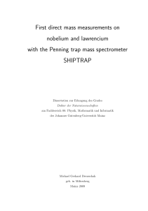 First direct mass measurements on nobelium and lawrencium with